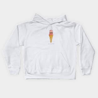 The ice cream Kids Hoodie